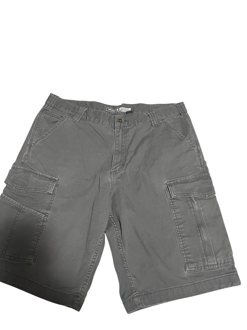 Carhartt Men's Rugged Flex , Relaxed Fit Gray Cargo Shorts